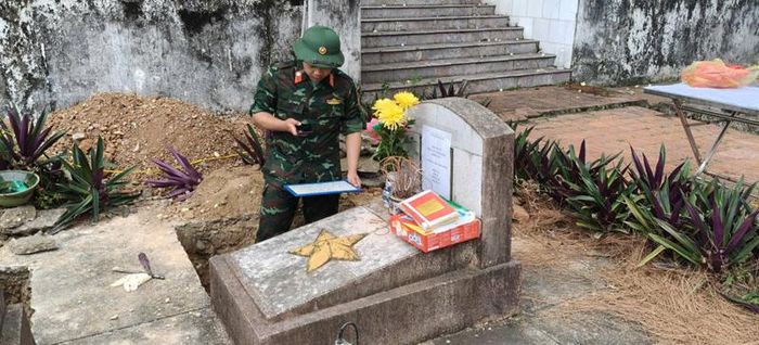 Tất cả các bước trong quy trình lấy mẫu sinh phẩm hài cốt liệt sĩ đều được số hóa hồ sơ thông tin mẫu hài cốt liệt sĩ, bảo đảm tính chính xác, khoa học và thuận lợi cho công tác quản lý, giám định ADN.