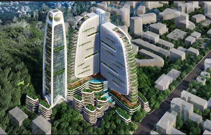 Phối cảnh khu du lịch Khách sạn, dịch vụ, du lịch Bãi Cháy. Ảnh minh họa