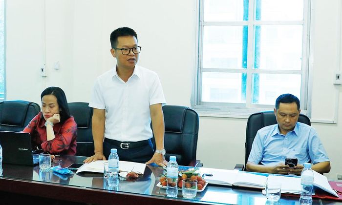 Lãnh đạo Trung tâm Dịch vụ đấu giá tài sản tỉnh Bắc Ninh số 2 nêu kiến nghị.