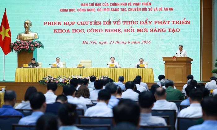  Thủ tướng Chính phủ Lê Minh Hưng phát biểu kết Hội nghị. 