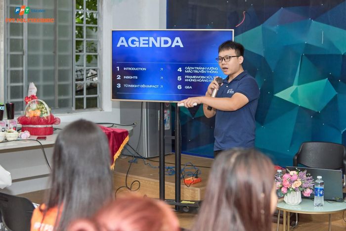 Anh Đoàn Văn Hiền, Founder Go Media Vietnam chia sẻ về hành trình chuyển từ tư duy sản xuất sang tư duy thị trường. Ảnh do nhân vật cung cấp
