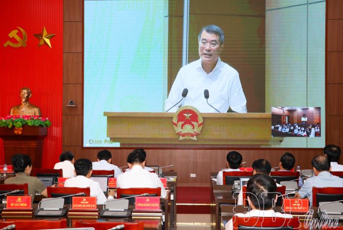 Quang cảnh phiên họp tại điểm cầu tỉnh Điện Biên.