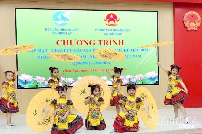 Một tiết mục văn nghệ tại chương trình.