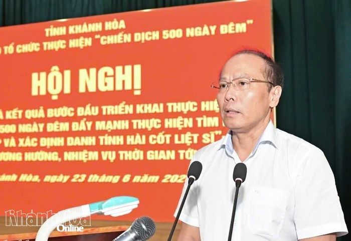 Đồng chí Nguyễn Khắc Hà phát biểu chỉ đạo tại hội nghị.