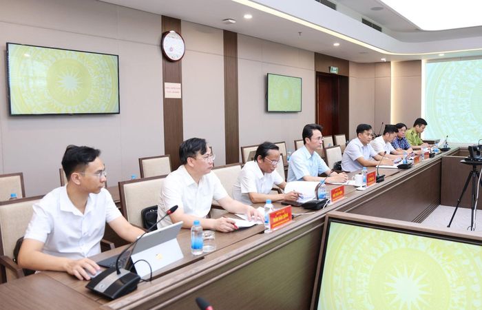 Đại biểu tỉnh Lai Châu tham dự buổi làm việc. 