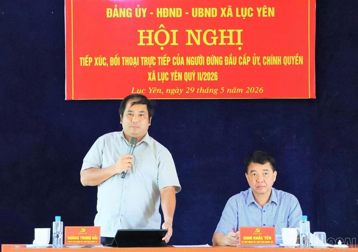 Người đứng đầu cấp ủy, chính quyền xã Lục Yên luôn coi trọng việc lắng nghe ý kiến Nhân dân, duy trì thường xuyên các hoạt động tiếp xúc, đối thoại thông qua họp thôn và tiếp công dân định kỳ.