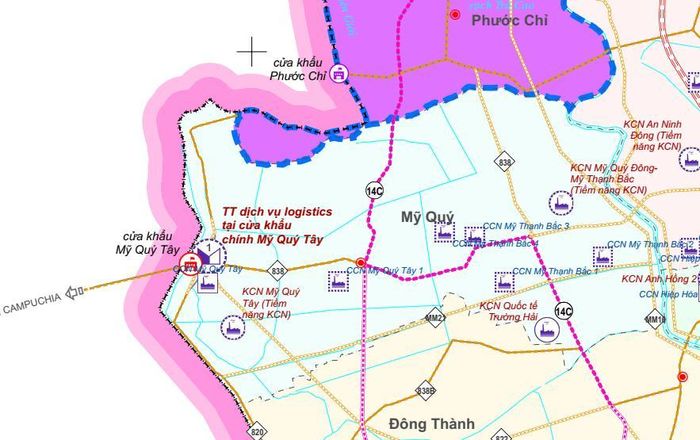 Hàng loạt dự án trọng điểm đã và đang được đẩy mạnh tại khu vực xã Mỹ Quý.