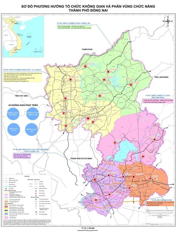 Các nội dung điều chỉnh tập trung vào việc tăng tỷ lệ đô thị hóa và mở rộng hệ thống các khu công nghiệp công nghệ cao.