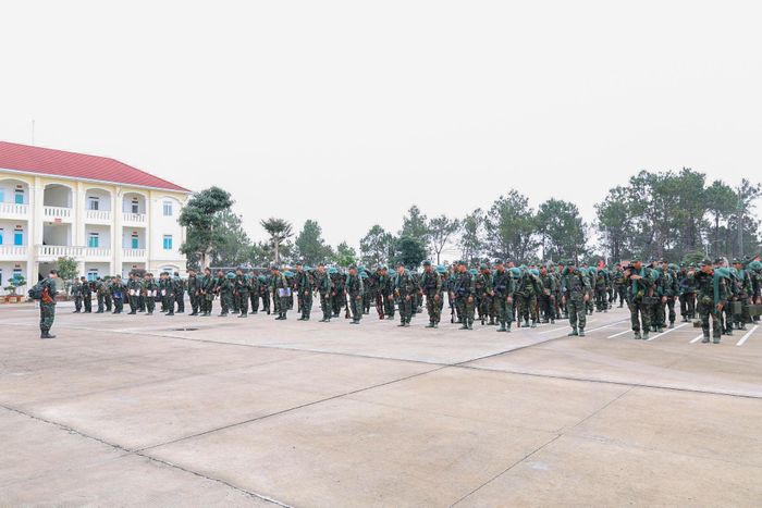 Trung đoàn Bộ binh 994B thực hành chuyển trạng thái sẵn sàng chiến đấu