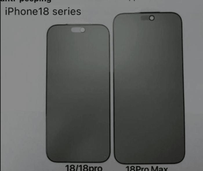 Miếng dán cường lực được cho là của iPhone 18 Pro theo nguồn tin rò rỉ
