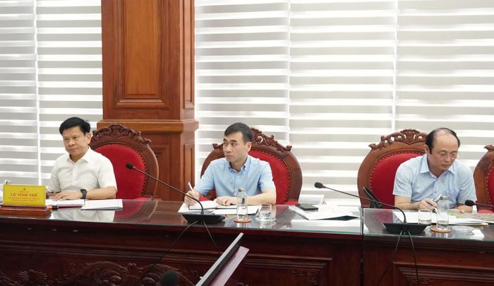 Đại biểu tham dự buổi làm việc - Ảnh: Q.V