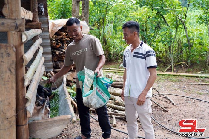 Ban quản lý bản Phai Xe, xã Mường Khiêng vận động nhân dân chăn nuôi theo hướng hàng hóa.