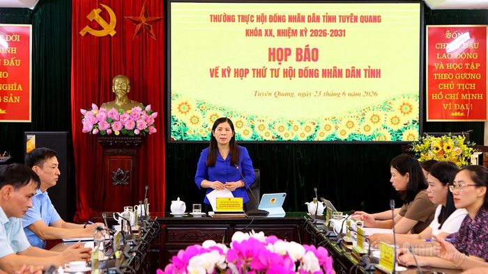 Đồng chí Lê Thị Thanh Trà, Ủy viên BCH Đảng bộ tỉnh, Phó Chủ tịch HĐND tỉnh phát biểu kết luận.
