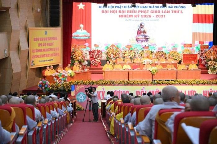 Đại hội đại biểu Phật giáo TP.Hải Phòng, nhiệm kỳ 2026-2031 thành công tốt đẹp