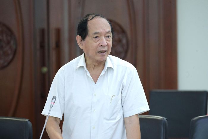 Viện trưởng Viện Môi trường đô thị và công nghiệp Việt Nam, GS.TS Nguyễn Hữu Dũng phát biểu