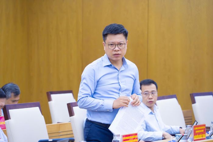 Cục trưởng Cục Biển và Hải đảo Việt Nam Nguyễn Quốc Toản phát biểu