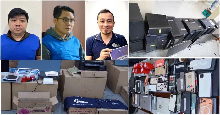 Các đối tượng, tang vật trong vụ án liên quan hệ sinh thái Xintel với hàng nghìn bị hại mới được lực lượng An ninh Thanh Hóa khám phá gần đây.