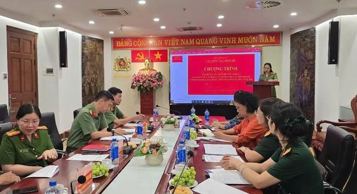 Cục Công tác chính trị, Bộ Công an làm việc với các đơn vị, tổ chức ở trong và ngoài lực lượng CAND về "Tủ sách hướng thiện" năm 2026.