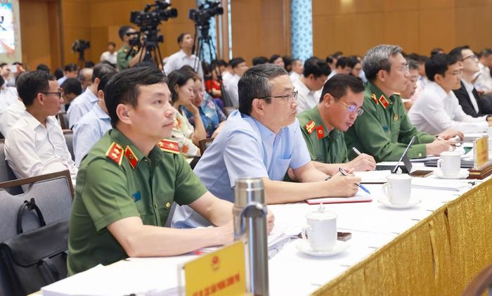 Các đại biểu dự phiên họp tại điểm cầu Trung ương.