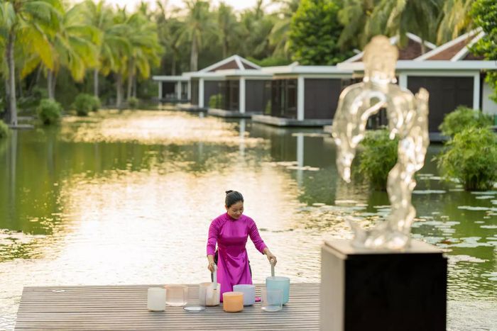 Khu nghỉ dưỡng Four Seasons Nam Hải, Hội An, Việt Nam. Ảnh: Ken Seet, qua Four Seasons.
