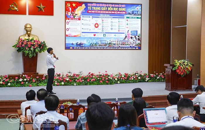 33 thí sinh tham dự vòng sơ khảo Hội thi Báo cáo viên, tuyên truyền viên giỏi tỉnh Cà Mau điểm cầu phường An Xuyên, tranh tài để chọn 9 thí sinh vào vòng chung khảo.