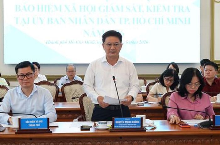 Phó Chủ tịch UBND TPHCM Nguyễn Mạnh Cường phát biểu