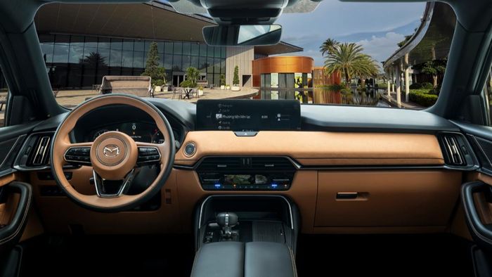 Thiết kế khoang lái của Mazda CX-60. Ảnh: Thaco