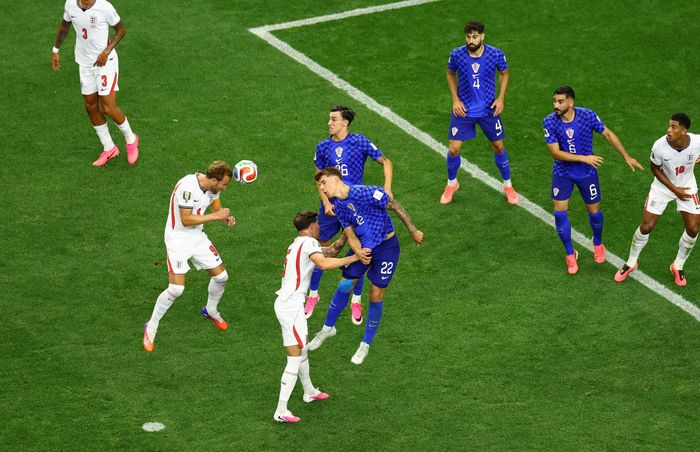 Đội tuyển Anh thắng Croatia 4-2 ở lượt trận đầu tiên. (Ảnh: Reuters)