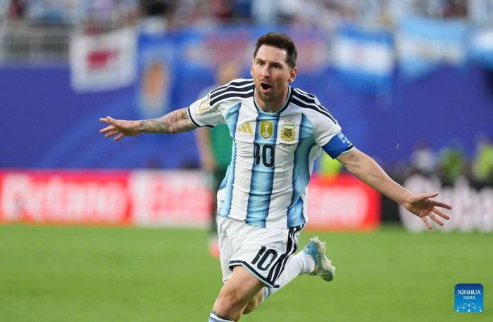 Messi hướng tới 3 kỷ lục trong trận gặp Áo. Ảnh: Xinhua