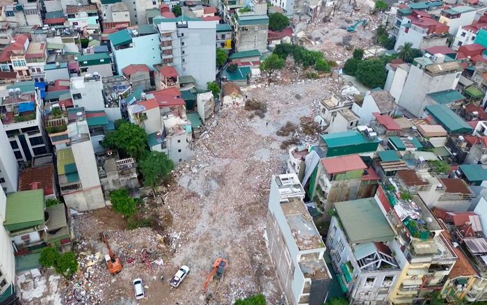 Phường Thanh Xuân đã hoàn tất bàn giao hơn 39.000m² mặt bằng đoạn Ngụy Như Kon Tum - Nguyễn Trãi. Ảnh: PTX