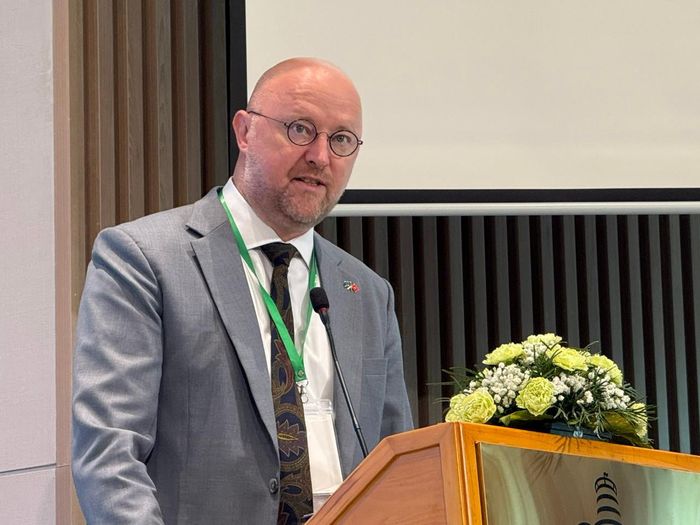 Ông Cyril Loisel, Bí thư thứ nhất Phái đoàn Liên minh châu Âu (EU) tại Việt Nam. Ảnh: Kiều Thoan Thu
