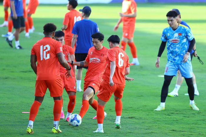 Theo lịch thi đấu, đội tuyển Việt Nam sẽ ra quân tại vòng bảng ASEAN Cup 2026 bằng chuyến làm khách trên sân của Timor Leste vào ngày 24-7. Ảnh: Ngọc Tú