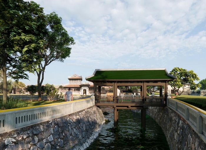 Phối cảnh cầu Phổ Độ.