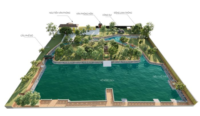 Phối cảnh dự án khi triển khai.