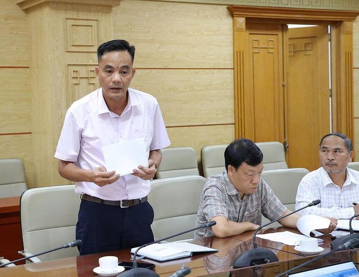 Giám đốc Bệnh viện Tâm thần Trung ương I phát biểu.