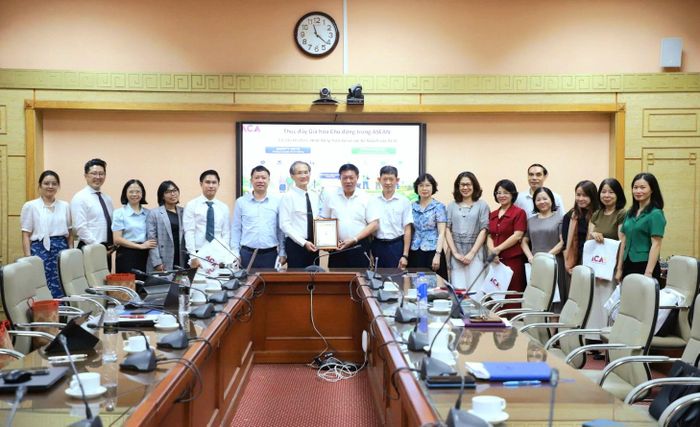 Các đại biểu tại Bộ Y tế.