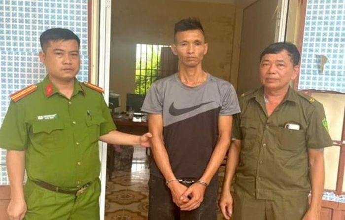 Đối tượng Đào Xuân Hải dùng hung khí sát hại anh rể trong đêm. Ảnh: Cơ quan Công an.