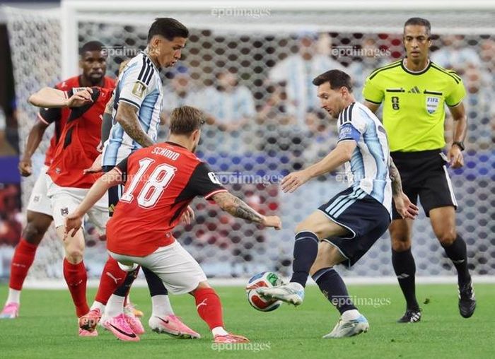 Messi đang rất nổi ở World Cup 2026 sau hai trận đã ghi 5 bàn. Ảnh: EPA.