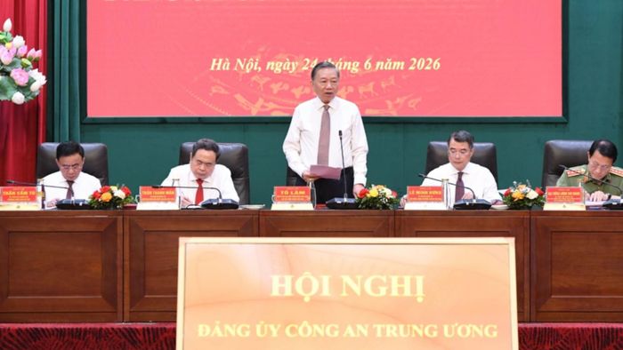 Tổng Bí thư, Chủ tịch nước Tô Lâm phát biểu chỉ đạo Hội nghị.