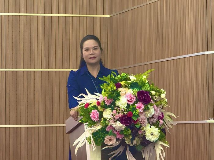 Phó Cục trưởng Cục Bản quyền tác giả Phạm Thị Kim Oanh trình bày chuyên đề về bản quyền trên môi trường số
