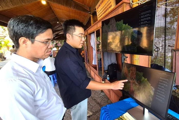 Trải nghiệm di sản chăm qua tương tác "một chạm" trên không gian số