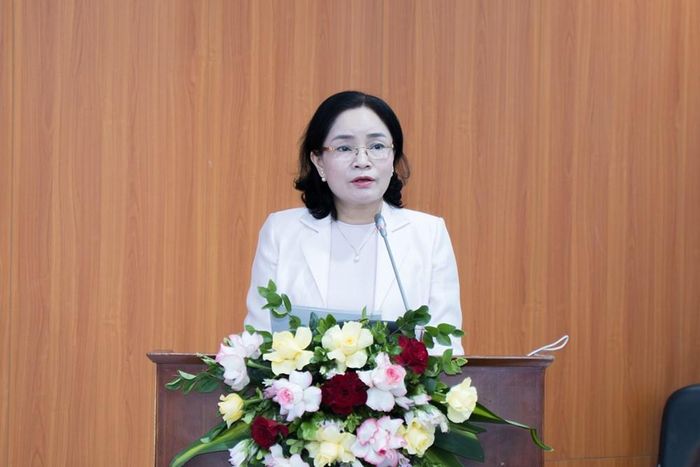 Thứ trưởng Bộ VHTTDL Trịnh Thị Thủy phát biểu