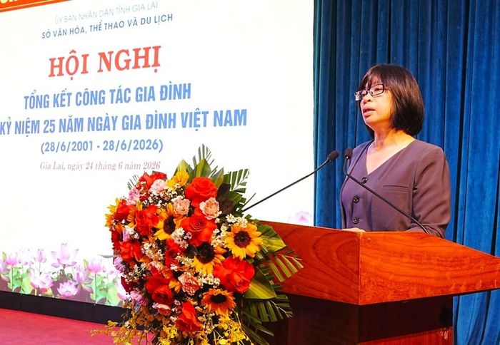 Bà Nguyễn Thị Thanh Lịch, Phó Chủ tịch UBND tỉnh Gia Lai phát biểu chỉ đạo tại hội nghị