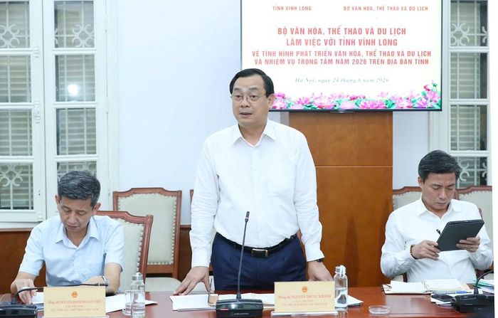 Cục trưởng Cục Du lịch quốc gia Việt Nam Nguyễn Trùng Khánh phát biểu