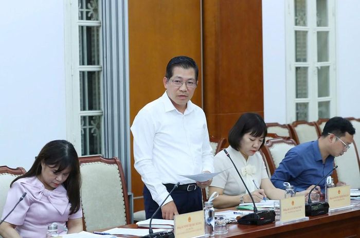 Cục trưởng Cục Báo chí Lưu Đình Phúc phát biểu
