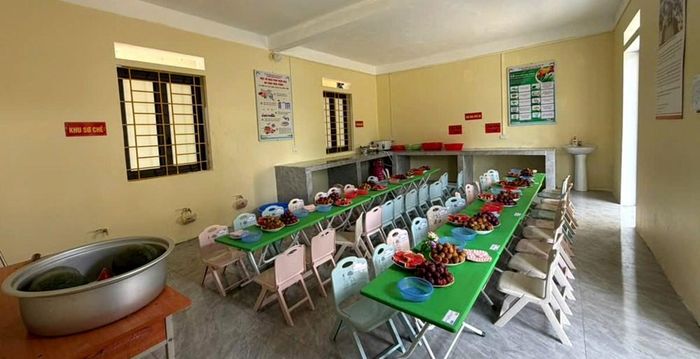 Không gian bếp ăn sau khi dự án hoàn thành
