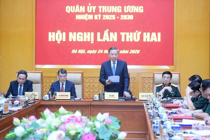 Tổng Bí thư, Chủ tịch nước Tô Lâm phát biểu tại hội nghị.