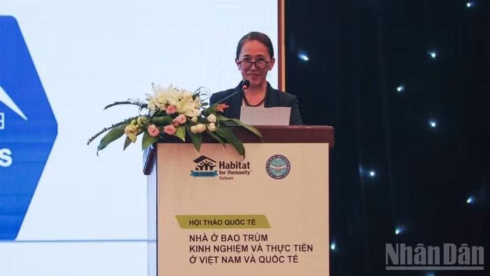 Bà Elizabeth Satow, Phó Chủ tịch phụ trách khu vực châu Á-Thái Bình Dương của Habitat for Humanity.