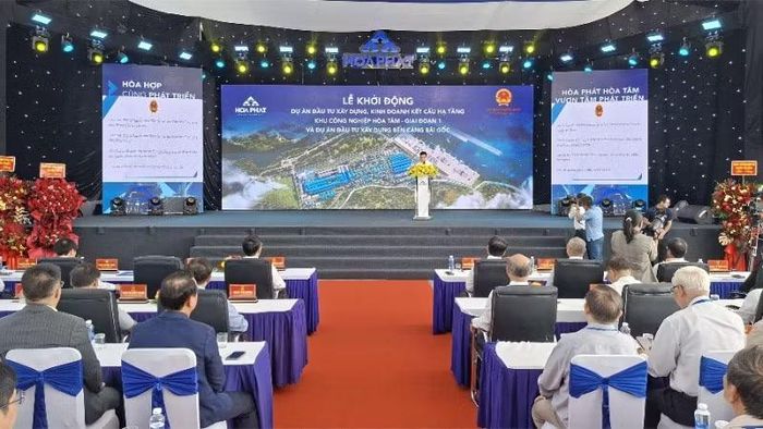 Tập đoàn Hòa Phát khởi động dự án đầu tư xây dựng, kinh doanh kết cấu hạ tầng Khu công nghiệp Hòa Tâm-Giai đoạn 1 và Dự án đầu tư xây dựng Bến cảng Bãi Gốc vào tháng 8/2025.