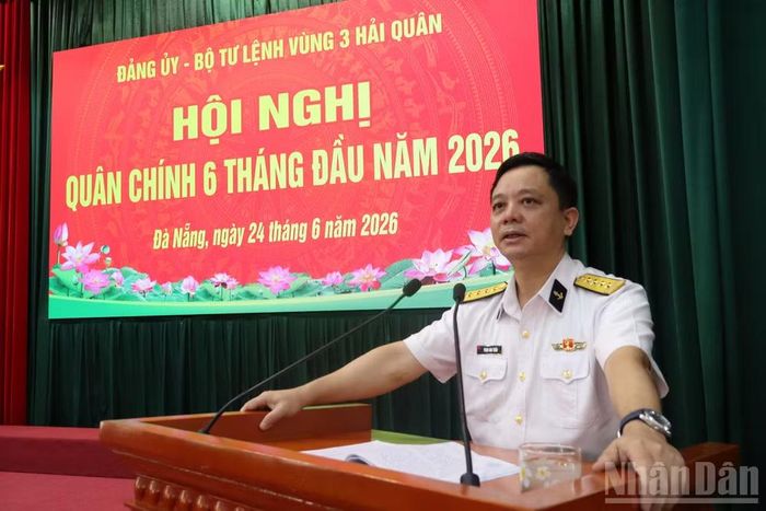 Đại tá Phạm Anh Tuấn, Tư lệnh Vùng phát biểu chỉ đạo Hội nghị